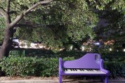 김호중 거리 - 연화지 피아노 의자